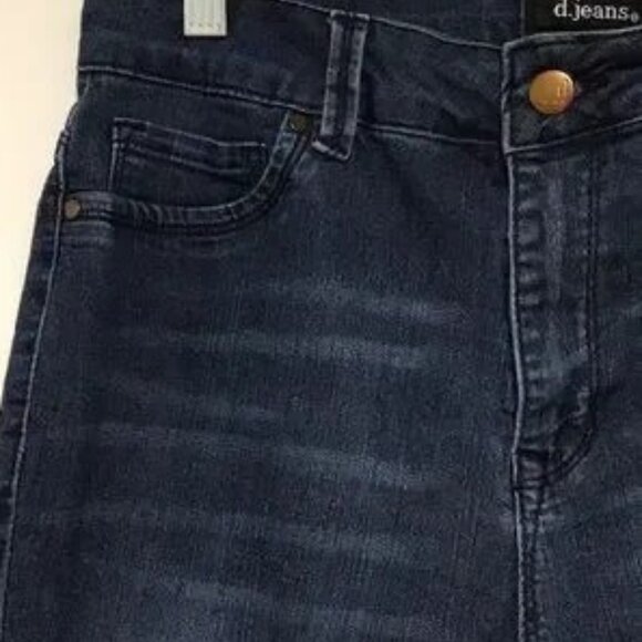d jeans Straight Leg Stretch Blue Jeans Size‎ 12 EUC - Picture 3 of 4